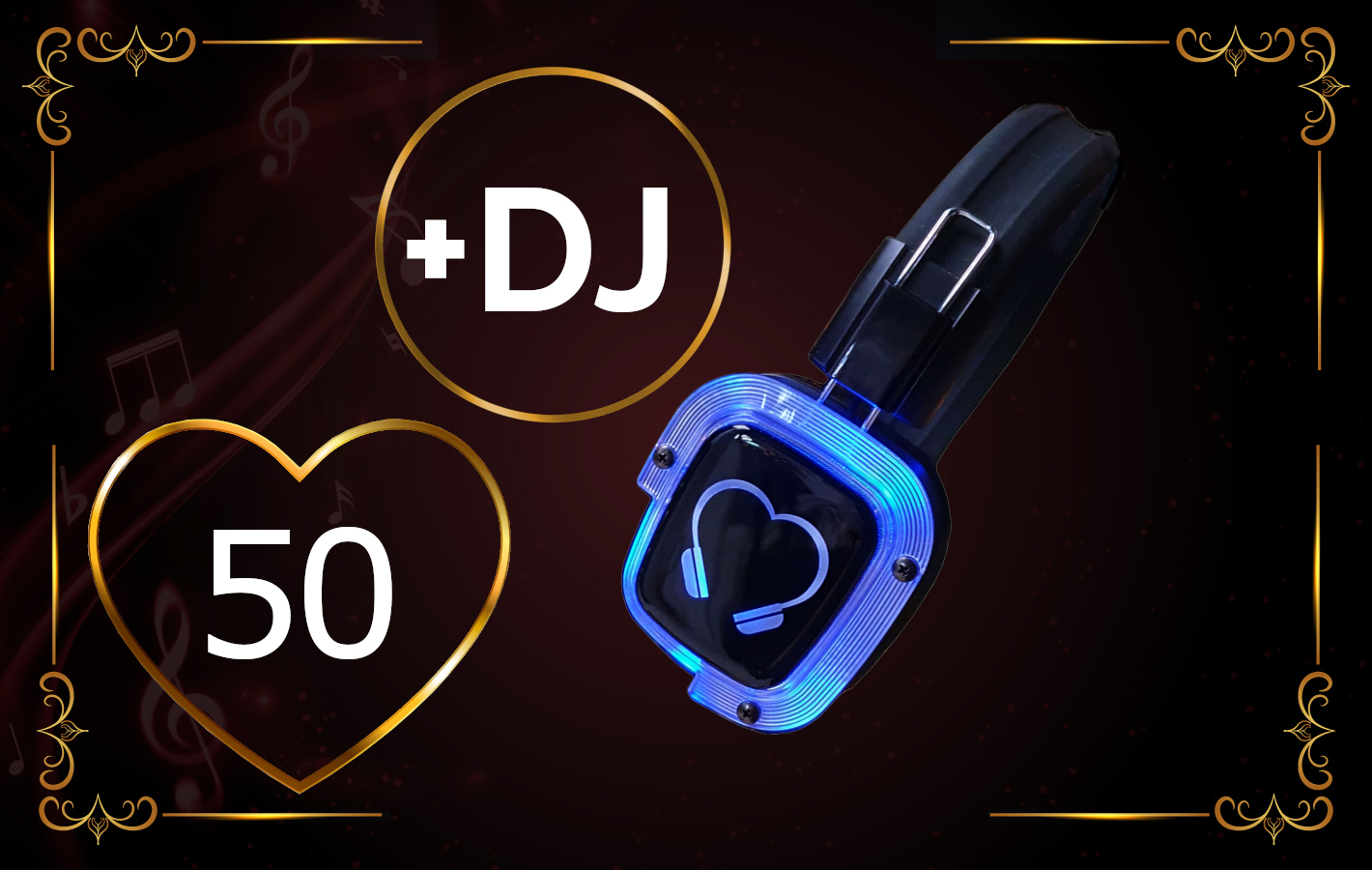 Silent Wedding met DJ en technicus – 50 koptelefoons + 1 zender