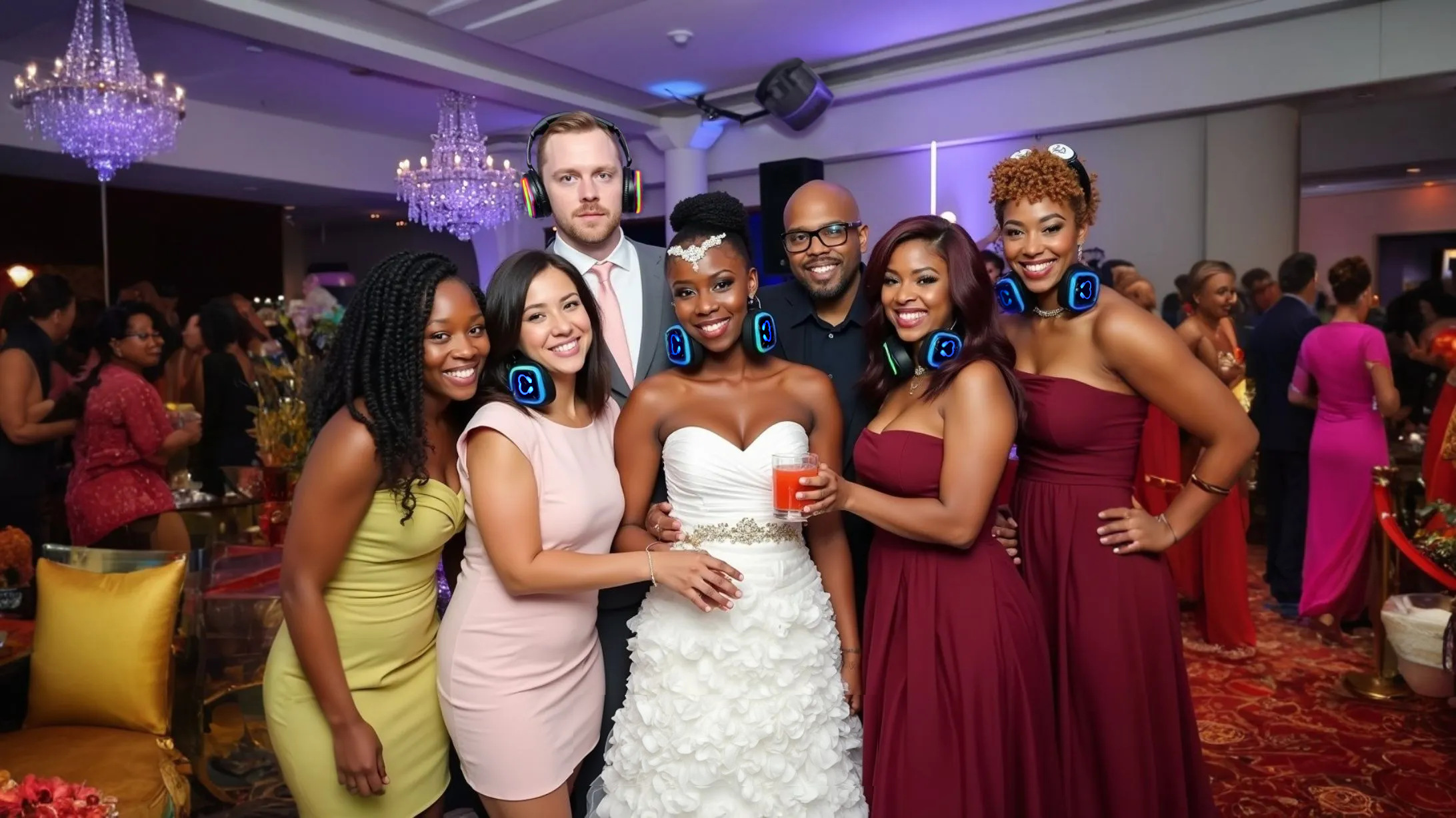 Silent Wedding - silent disco DJ op je bruiloft trouwfeest huren