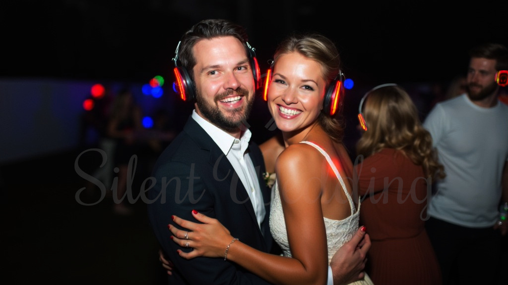 Silent Wedding - silent disco set op je bruiloft trouwfeest huren