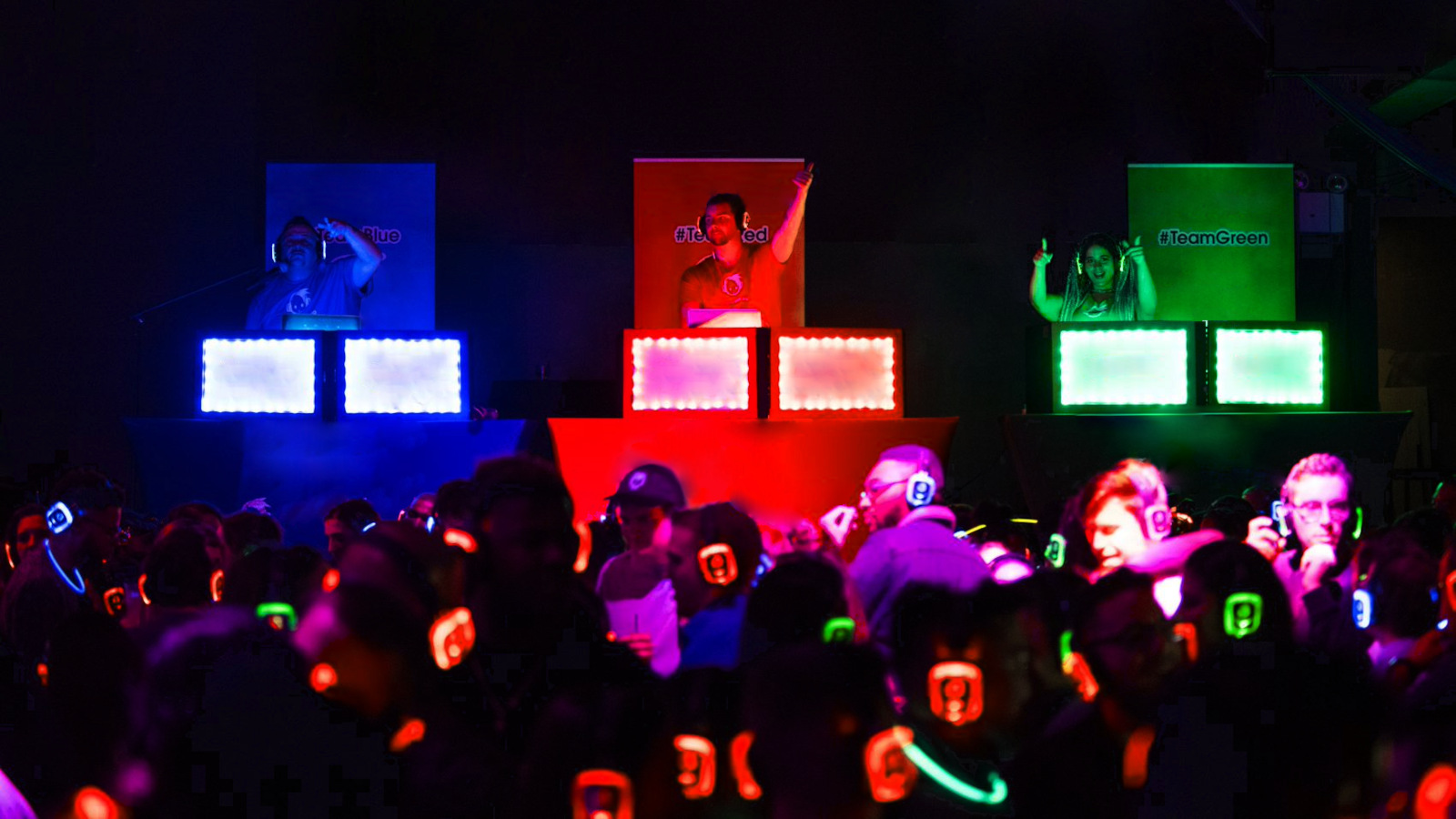 Silent Wedding DJ Battle koptelefoons huren